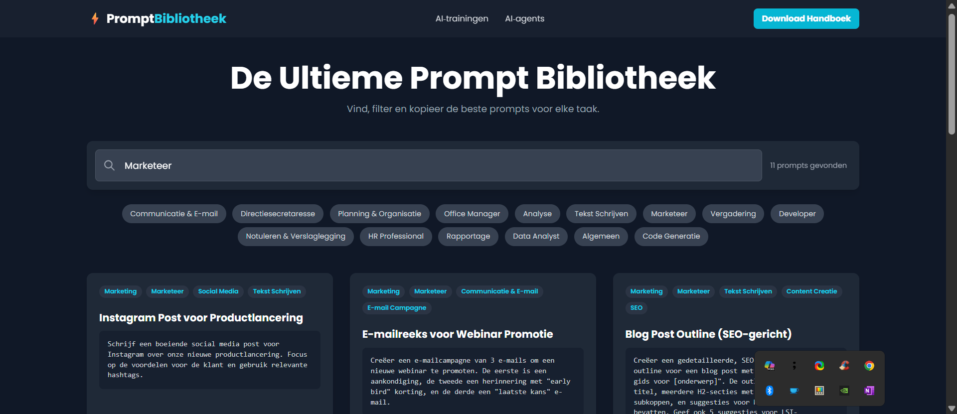 AI Prompt Bibliotheek