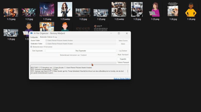 Smart File Organizer - Automatisch bestanden hernoemen